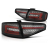 LED PÁS ZADNÉ SVETLÁ ČIERNE SEQ pre AUDI A4 B8 12-15 SEDAN OEM BULB