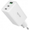 Nabíjačka do siete Epico UltraBoost GaN 65W 1x USB-A/2x USB-C (9915101100202) biela