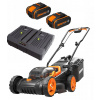 Kosačka elektrická - Kosačka WORX AKU. 20V 34CM 2x4Ah WG779E.1 (Kosačka elektrická - Kosačka WORX AKU. 20V 34CM 2x4Ah WG779E.1)