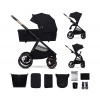 Kinderkraft KINDERKRAFT - Kombinovaný kočík 2v1 NEA 2 Midnight black AG0881 + záruka 3 roky zadarmo