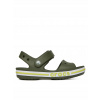 Detské sandále Crocs plast zelené veľkosť 33-34