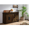 Bighome - Príborník mango 140x45x85 hnedý lakovaný IRON