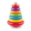 Woody Skladacia pyramída farebná - káča