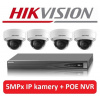 4 kamerový IP set 5MPx HIKVISION Full HD+