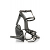 SANDÁLE KARL LAGERFELD BELVIA ANKLE STRAP SANDAL BLACK LTHR