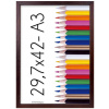 Fotorámeček Tosca 29,7x42 - A3 tmavý