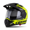 prilba Tour 20 Dual CASSIDA žlté fluo/čierne/čierne matné plexi s prípravou na Pinlock 2025 Veľkosť: M (57 až 58 cm), Veľkost: M (57 až 58 cm)