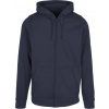 BUILD YOUR BRAND BB 008 / Pánska mikina s kapucňou na zips - navy M