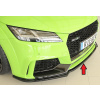 Rieger lipa pod predný nárazník pro Audi TT RS 8J, 8J1-FV, 8S kupé, roadster pred faceliftom, 05/16-08/18, plast ABS lakovaný do čiernej lesklej farby
