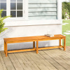 Záhradná lavica, lavička - Vidaxl Garden Bench, 180x35x45 cm, masívne drevo a (Vidaxl Garden Bench, 180x35x45 cm, masívne drevo a)