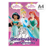 Omaľovánka A4 - Princezné, JM