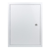 Revízne dvierka kovové so zámkom 600x800 mm, biela