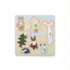 Kids Concept puzzle drevené s úchytkami Edvin