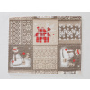Dreamy Linens Vianočné prestieranie bavlnené, Zimný patchwork