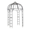 Kovová záhradná pergola Malcesine