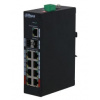 Dahua Technology PFS3211-8GT-120-V2 síťový přepínač Nespravované Gigabit Ethernet (10/100/1000) Podpora napájení po Ethernetu (PoE) Stolní/nástěnná montáž Černá