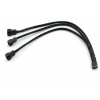 Rozbočovač Rozdeľovač Predlžovací Kábel 4PIN na 3x 3/4 PIN FAN SPLITTER PWM
