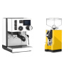 Rancilio Silvia BC PID, white + Eureka Mignon Specialita, CR yellow