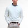 Barbour Rosford Tipped Sweatshirt — Whisper White - L