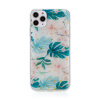 AppleMix Kryt FORCELL pre Apple iPhone 11 Pro Max - zlaté fragmenty - guma/plast - listy a kvety