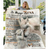 Prikrývka na posteľ - Migunica Flanker 200 x 150 cm biely, odtiene šedej (KOC od Matky pre syna - nadýchaný malý vlk)