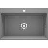 Deante Magnetic, 1-komorový granitový drez 760x520x220mm, šedá metalíza, DEA-ZRM_S10B
