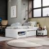MID.YOU POSTEĽ S ÚLOŽNÝM PRIESTOROM, 90/200 cm biela - Online Only detský nábytok - 002547000304