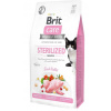 BRIT CARE CAT Bezzrnná sterilizovaná Sensitive 2 kg