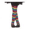Detské pančuchy farebné pruhované 7-12 rokov