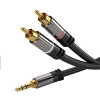 PREMIUMCORD kabel, Jack 3.5mm-2xCINCH M/M 5m kjqcin5