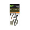 FOX - Montáž Edges Natural Copper Core Heli Rig Leaders 75 cm 3 ks