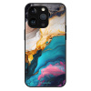 iSaprio MagSafe lesklé pouzdro - Apple iPhone 13 Pro - Color Marble 21 (Lesklé MagSafe pouzdro iSaprio pro Apple iPhone 13 Pro - Color Marble 21 - tvrzený skleněný obal a ochranný kryt s elegantním de