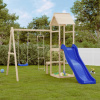 vidaXL Sedadlo hojdačky s lanovým rebríkom modré 37x15 cm PE 91777