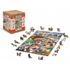 WOODEN CITY Drevené puzzle Mačiatka v Benátkach 2v1, 300 dielikov EKO