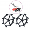 zahrada-XL Kovové kolesá pre 6,5 HP benzínový kultivátor 2 ks 146268