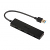 i-tec Advance U3HUB404 hub USB 3.2 Gen 1 (3.1 Gen 1) Type-A 5000 Mbit/s Čierna (U3HUB404)