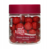 Dekorácia Choco Crispy Balls - FunCakes - Pearl Red