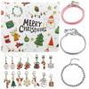 ADVENTNÝ KALENDÁR NÁRAMOK BIŽUTÉRIA Charms PRÍVESKY 24KS DIY DARČEK