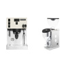 Rancilio Silvia PRO X, white + Rocket Espresso FAUSTINO 3.1, white