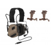 EARMOR Elektronická slúchadlá Earmor M32X PLUS ARC - Coyote Brown