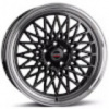 BORBET BORBET B 7X17 4X100 ET38 NB 64 ( BLACK RIM POLISHED 497081 SPORTS ) x17 4x100 ET38.00