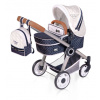 DeCuevas 80537 Skladací kočík pre bábiky 3 v 1 s batôžkom TOP Collection 2020 - 70 cm
