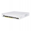 Cisco switch CBS250-8P-E-2G (8xGbE,2xGbE/SFP combo,8xPoE+,60W,fanless) - REFRESH (CBS250-8P-E-2G-EU-RF)