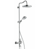 Axor Montreux Showerpipe s termostatickou batériou a hornou sprchou 1jet, chróm 16572000-AX