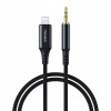 Kábel Choetech AUX009 Lighting / mini jack 3.5 mm 2 m - čierny
