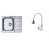 Kuchynská batéria - Single -Chamber Sink Line Dekor +Flex batéria (Kuchynská batéria - Single -Chamber Sink Line Dekor +Flex batéria)