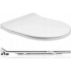 Toya WC sedátko FALA SUPER SLIM Z DUROPLASTU S PLACHUJÍCÍM DVEŘÍM A JEDNÝM TLAČÍTKEM
