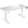 Endorfy herný stôl Atlas L electric OWH / 150cm x 78cm / nosnosť 80 kg / elektricky výškovo nastaviteľný (73-120cm) / biely