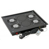 Vent.j. horní(spodní) 4x ventilátor 220V/60W Černá RAB-CH-X04-X3 Triton