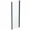 Ideal Standard Connect 2 Pevná bočná stena 90 cm, čierna/číre sklo K9374V3